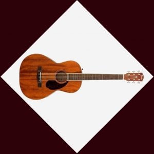 Fender PM-2 Paramount Series PM-2 Standard All Mahogany Parlor Acoustic Guitar